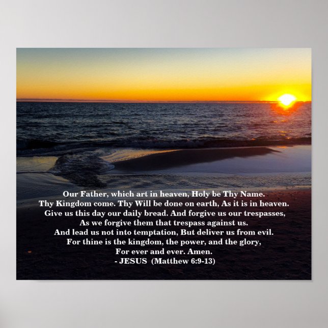 POSTER LES SEIGNEUR PRIENT (Devant)