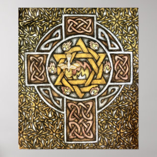 Poster "Les Sept Dons du Saint-Esprit" - stylo