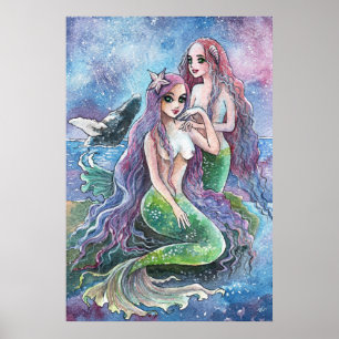 Poster Les sirènes sous les étoiles