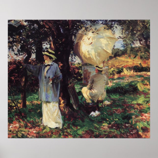 Poster Les Sketchers de John Singer Sargent (Devant)