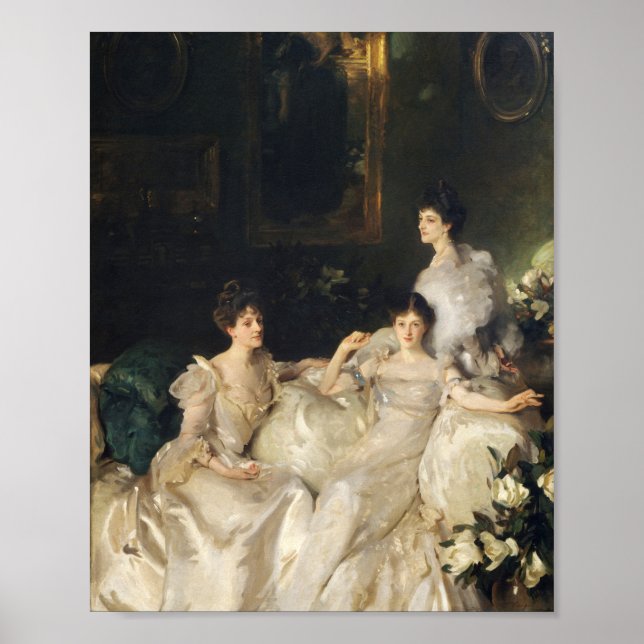 Poster Les Soeurs Wyndham Lady Elcho, Mme Adeane (Devant)