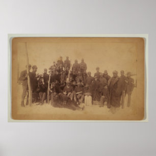 Poster Les soldats de Buffalo de la 25e infanterie