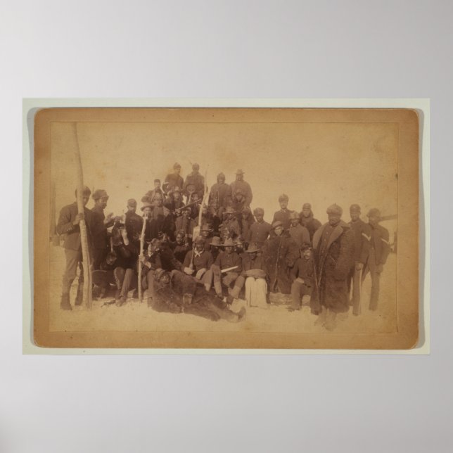 Poster Les soldats de Buffalo de la 25e infanterie (Devant)