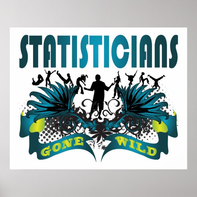 Poster Les statisticiens sont devenus sauvages (Devant)