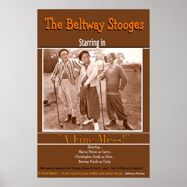Poster Les stoges de Beltway (Devant)