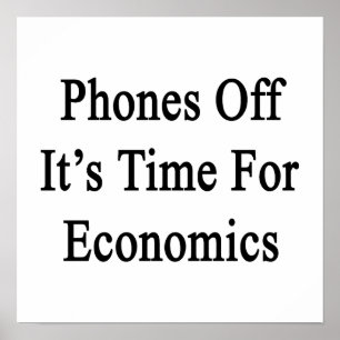 Poster Les téléphones fermés Il est temps pour l'économie