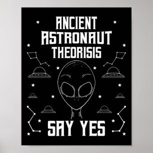 Poster Les Théoristes Des Astronautes Anciens Disent Oui
