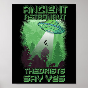 Poster Les Théoristes des astronautes anciens disent oui 