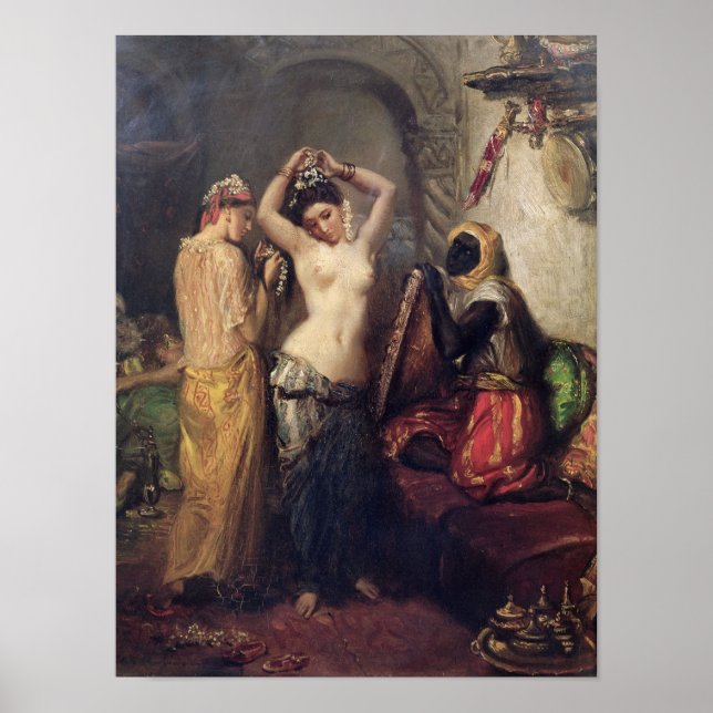 Poster Les toilettes dans le Seraglio (Devant)