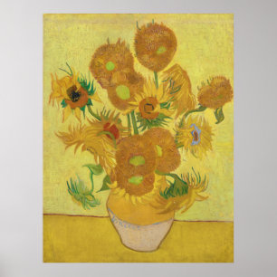 Poster Les tournesols de Van Gogh