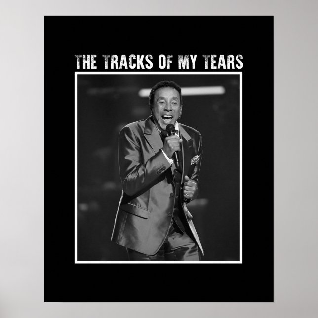Poster Les traces de mes larmes - Smokey Robinson (Devant)