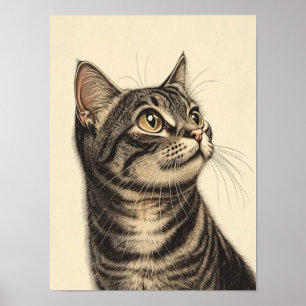 Poster Les trésors tabby de Dürer 1