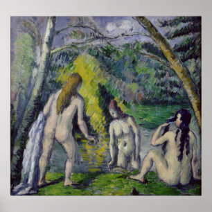 Poster Les trois baigneurs, c.1879-82