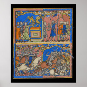 Poster Les trois cents valeureux de Gédéon La Bible des C