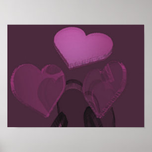 Poster Les Trois Coeurs