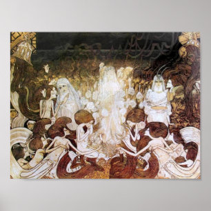 Poster Les Trois Mariées, Jan Toorop, 1893