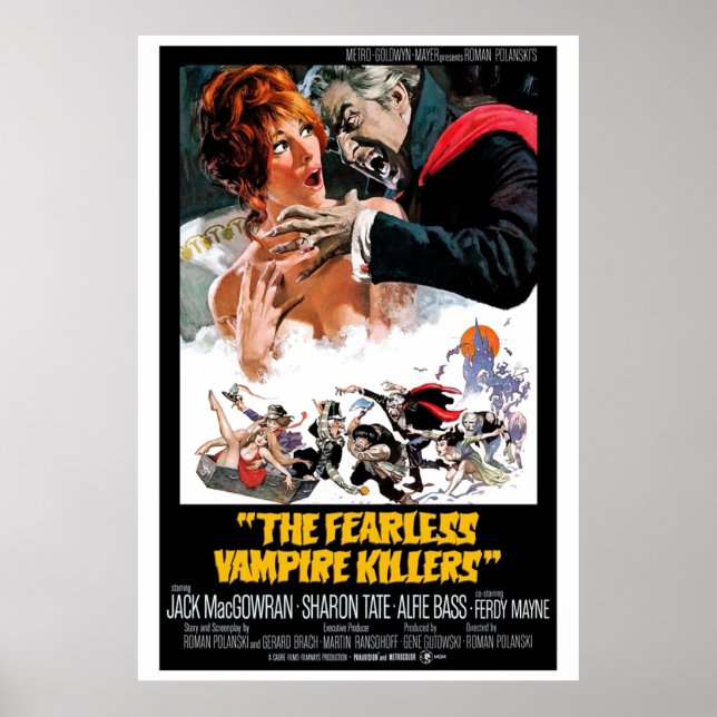 Poster Les tueurs de vampires sans peur 1967 (Devant)