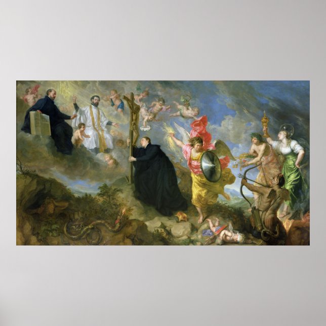 Poster Les Vaches de Saint Aloysius de Gonzaga (Devant)