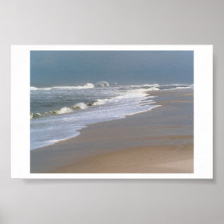 Poster Les vagues se précipitent