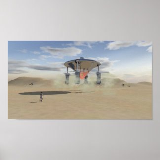 Poster Les vaisseaux spatiaux d'Ezekiel