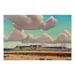 Poster Les vastes terres de Navajo par Maynard Dixon