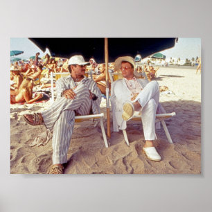 Poster Les Vibes De La Plage D'Oiseaux