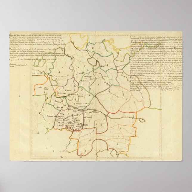 Poster Les villes allemandes (Devant)