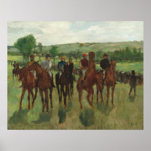 Poster Les Voyageurs - Edgar Degas Art