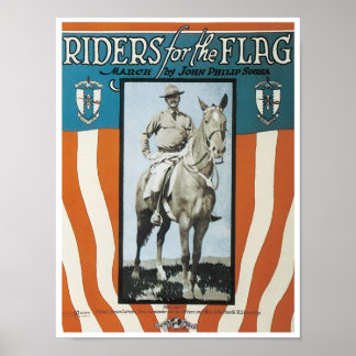 Poster Les Voyageurs Pour Le Drapeau