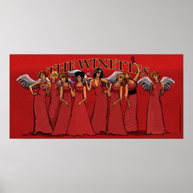 Poster Les Winettes, par Andrea Boff (Devant)