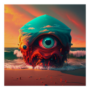 Poster Les yeux sanglants