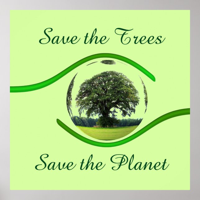 Poster Les yeux sur l'écologie (Devant)