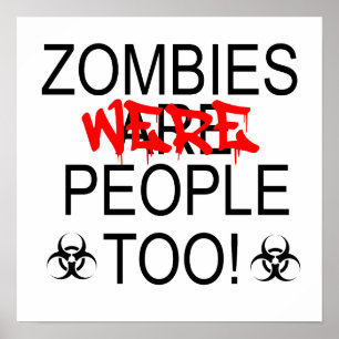 Poster Les zombies étaient aussi des gens