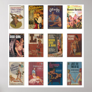Poster Lesbian Pulp