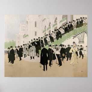 Poster L'escalier des tribunes
