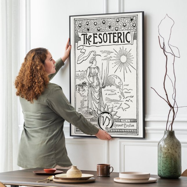 Poster L'ésotérique par Hiram Erastus Butler (Créateur téléchargé)