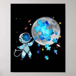 Poster L'Espace De sensibilisation sur l'autisme Étoffe L