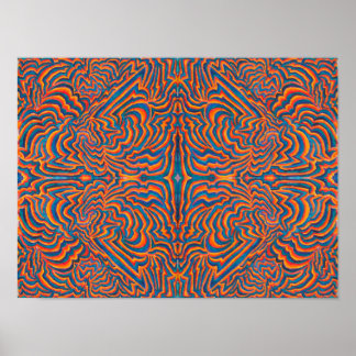 Poster L'espace entre le monde et la terre