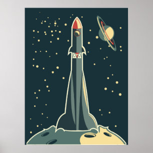 Poster L'espace Rocket
