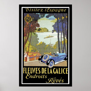 Poster l'Espagne de Visitez (visite Espagne)