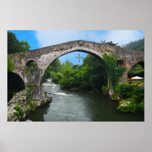 Poster L'Espagne réelle - Puente romano de Cangas de Onís