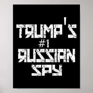 Poster L'espion russe drôle conservateur de Trump