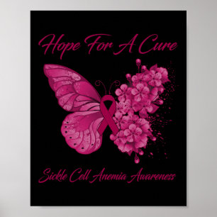 Poster L'Espoir Des Papillons Pour Une Anémie Cure De La