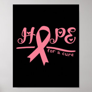Poster L'Espoir D'Une Sensibilisation Cure Au Cancer Du S