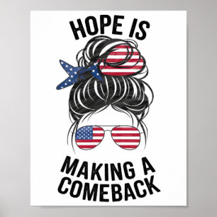Poster L'Espoir Fait Un Retour Kamala Harris 2024 Elec
