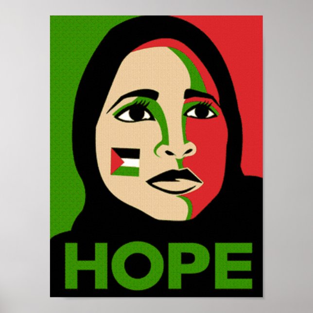 Poster L'espoir pour la Palestine (Devant)