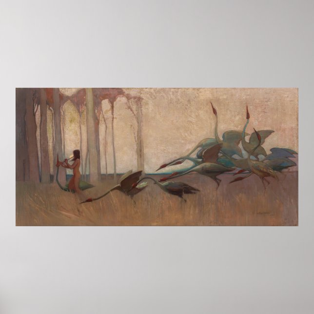 Poster L'esprit des plaines par Sydney Long (1914) (Devant)