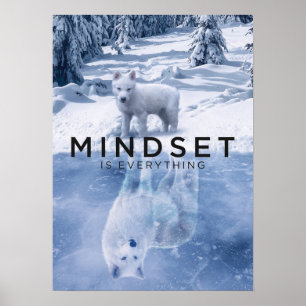 Poster L'Esprit Est Tout, Le Succès Du Loup Arctique