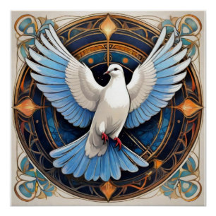 Poster L'Esprit Saint (colombe) 2