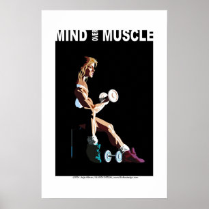 Poster L'esprit sur le muscle